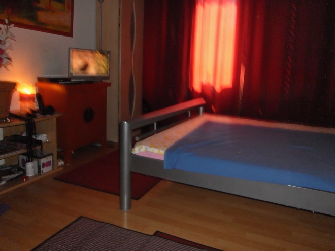 Auf diesem Bett habe ich schon oft gelegen